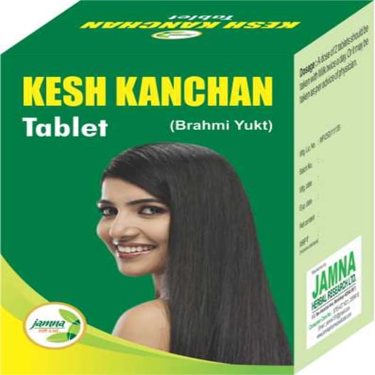 Jamna KESH KANCHAN TABLET BRAMHI YUKT Jar of 120 QTY