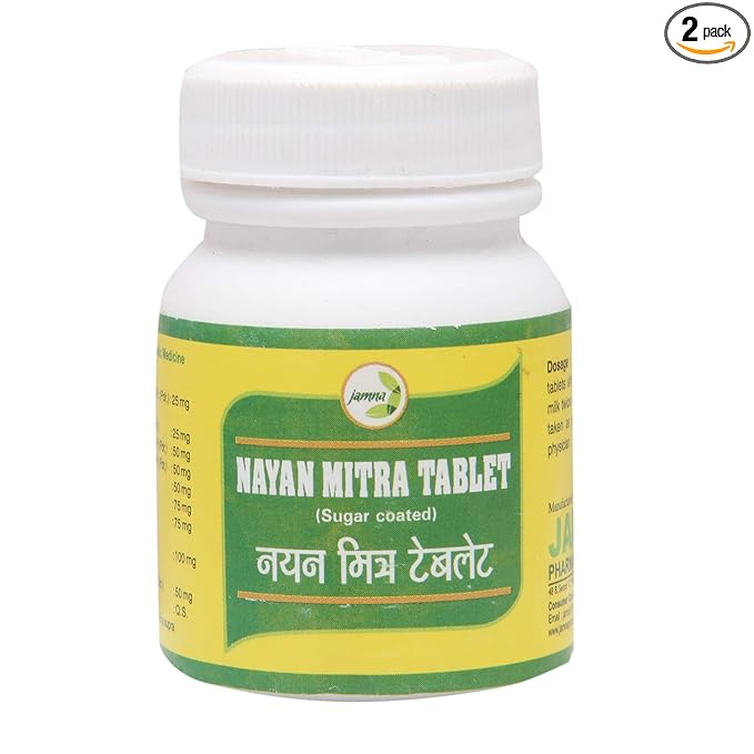 Jamna Nayan Mitra Tablet Pack of 2 Jar of 60 QTY