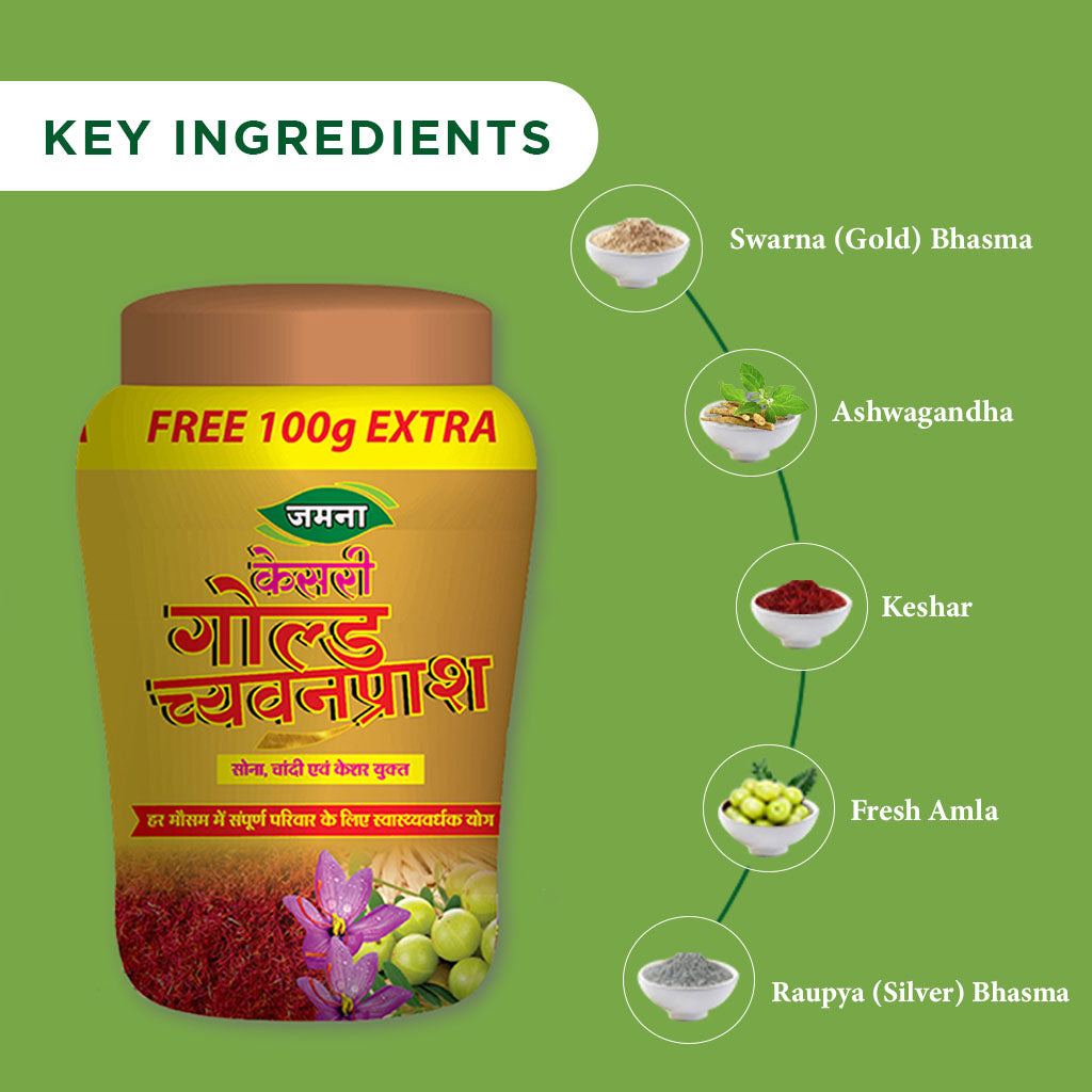 JAMNA KESARI GOLD CHYAWANPRASH - 600 gm