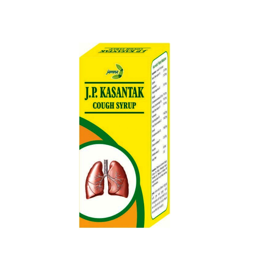 Jamna J P Kasantak Cough Syrup Pack of 2 Bottle of 100 ML