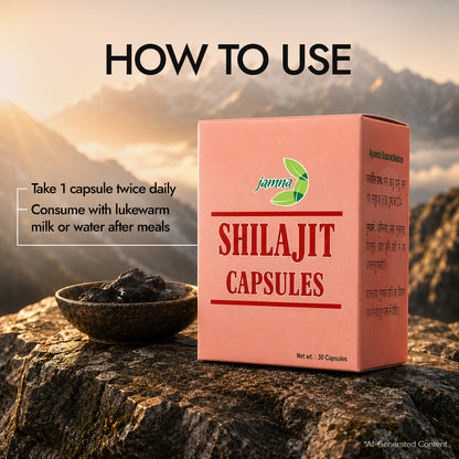 Shilajit Capsules (plain)