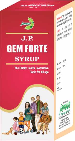 Jamna J P Gem Forte Syrup Pack of 2 Bottle of 200 ML