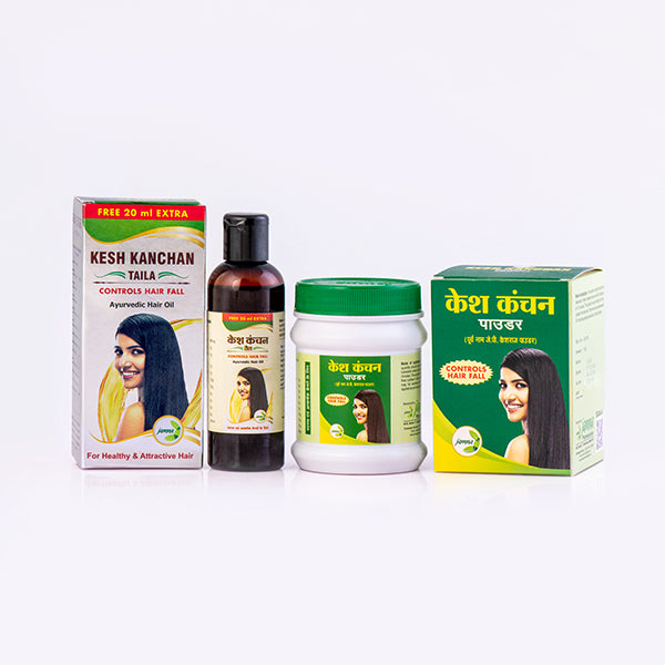 Combo - Kesh Kanchan Taila 100 ml and Kesh Kanchan Powder 100 gm