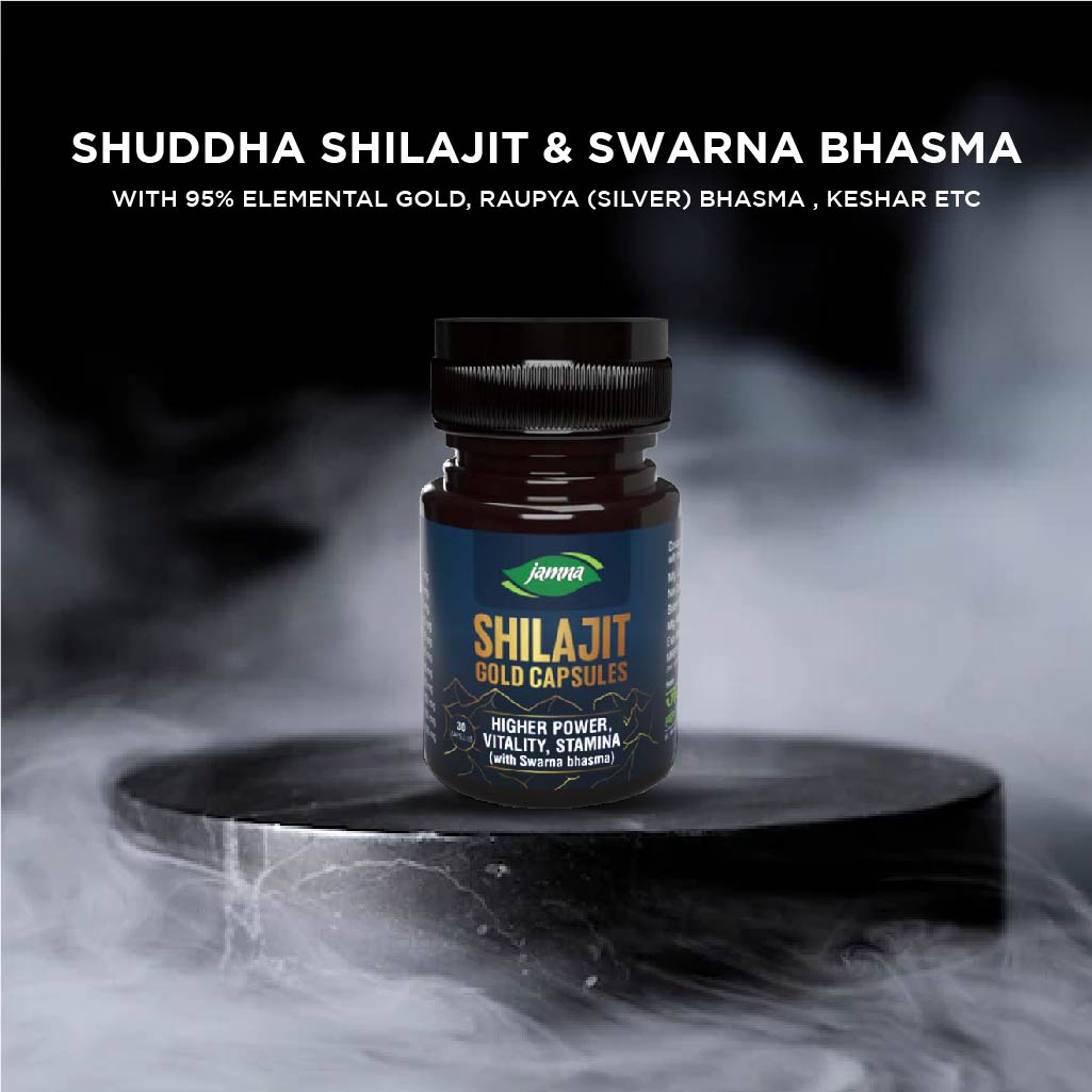 Jamna SHILAJIT GOLD CAPSULE Jar of 30 QTY