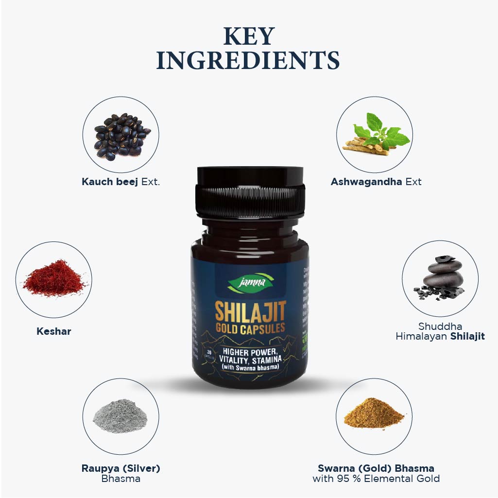 SHILAJIT GOLD CAPSULE - 30 Cap